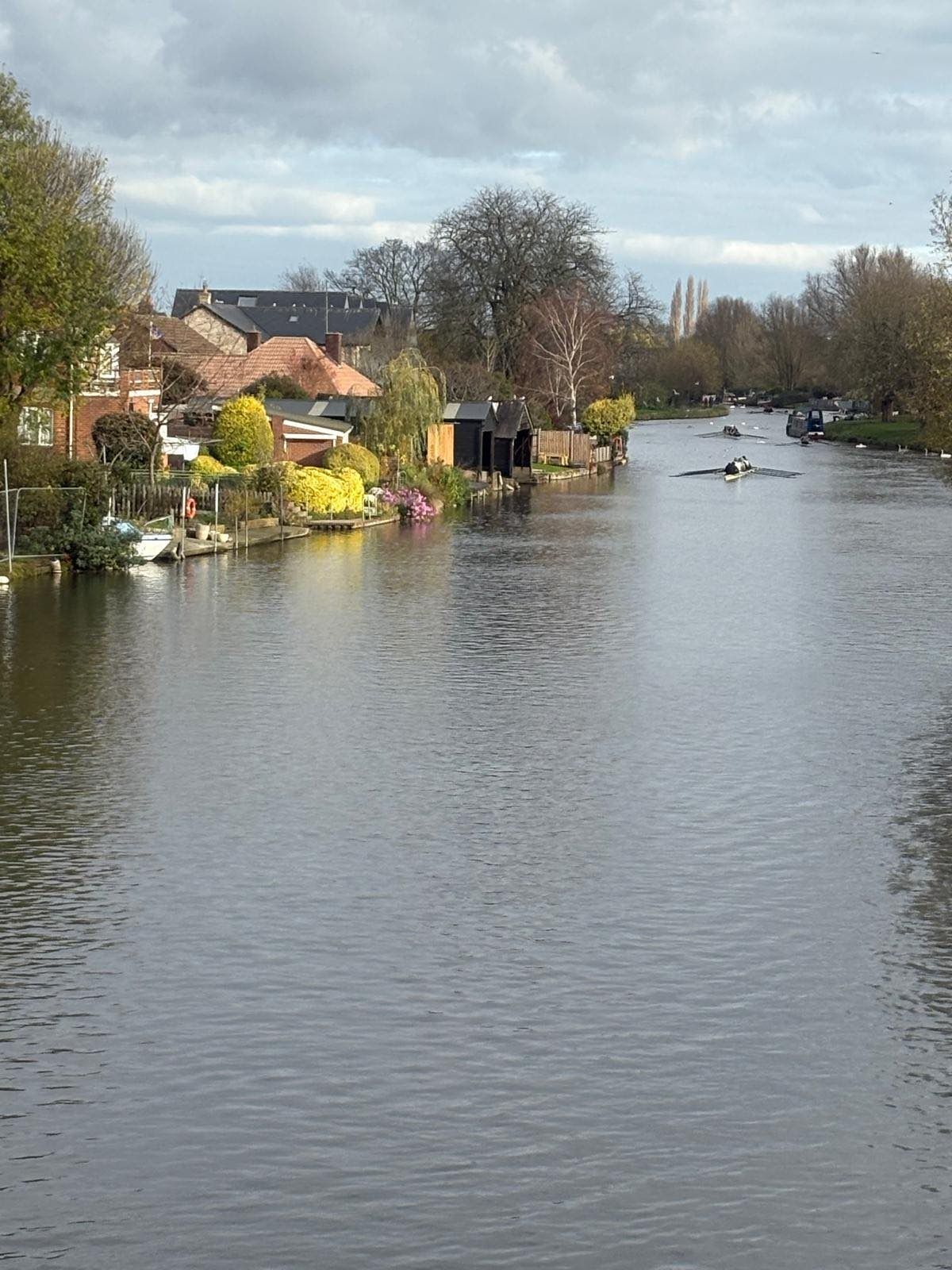 View of the Cam from Penny Ferry Bridge